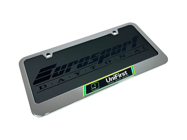 Chase Elliott UniFirst # & Sponsor Chrome License Plate Frame