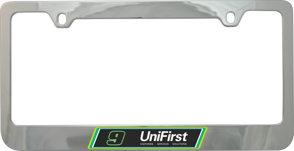Chase Elliott UniFirst # & Sponsor Chrome License Plate Frame