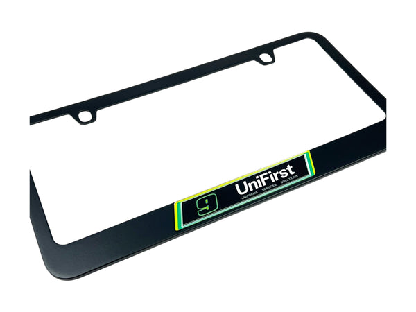 Chase Elliott UniFirst # & Sponsor Black License Plate Frame
