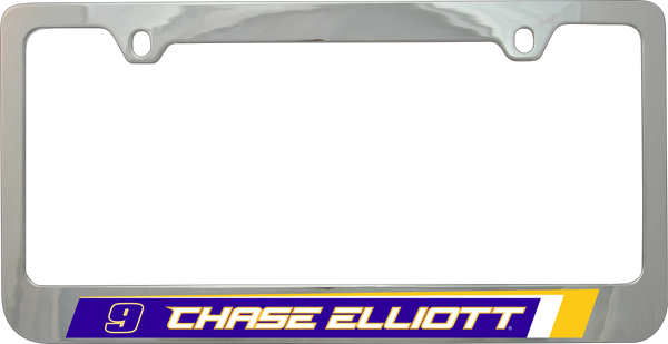 Chase Elliott NAPA # & Name Rail Chrome License Plate Frame