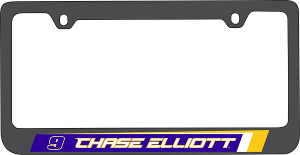 Chase Elliott NAPA # & Name Rail Black License Plate Frame