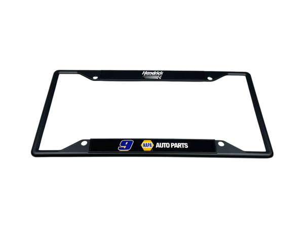 Chase Elliott NAPA # & Sponsor Black License Plate Frame