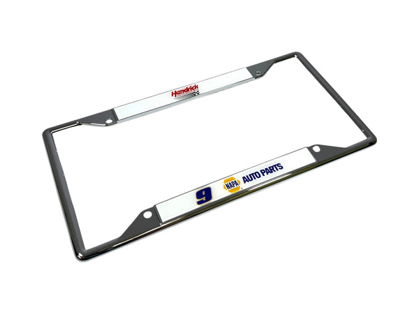 Chase Elliott NAPA # & Sponsor Chrome License Plate Frame