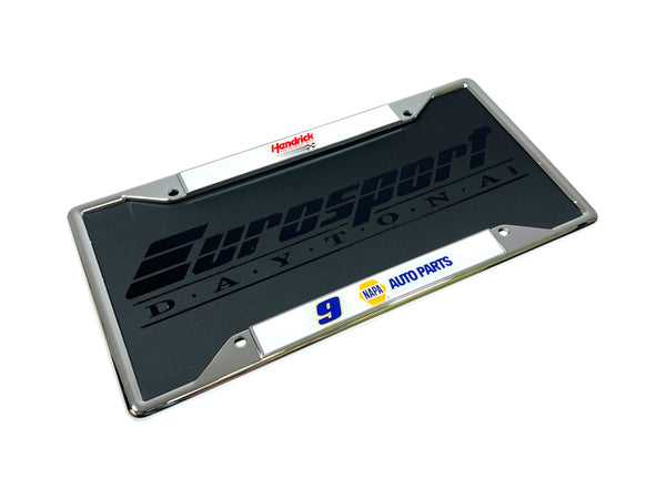 Chase Elliott NAPA # & Sponsor Chrome License Plate Frame