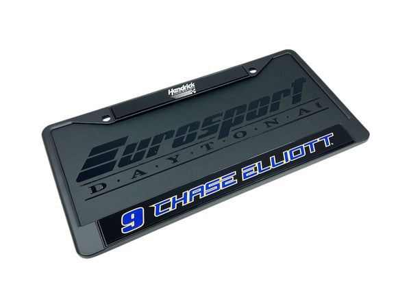 Chase Elliott NAPA # & Name Rail Black License Plate Frame