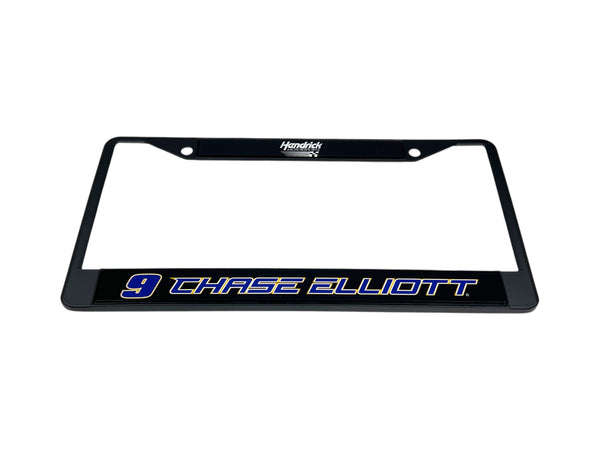 Chase Elliott NAPA # & Name Rail Black License Plate Frame