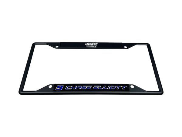 Chase Elliott NAPA # & Name Rail Black License Plate Frame