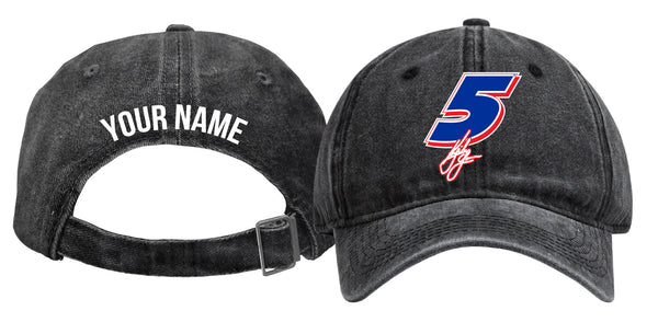 Kyle Larson - Hendricks Cars.com #5 Nascar Officially Licensed Customized Dad Hat - Unisex Baseball Cap Colorful Design