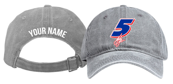 Kyle Larson - Hendricks Cars.com #5 Nascar Officially Licensed Customized Dad Hat - Unisex Baseball Cap Colorful Design