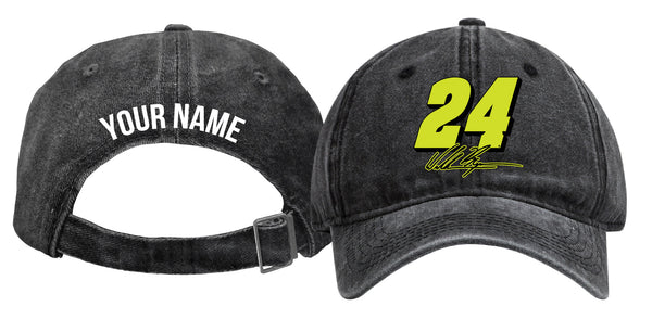 William Byron - Raptor #24 Nascar Officially Licensed Customized Dad Hat - Unisex Baseball Cap Colorful Design