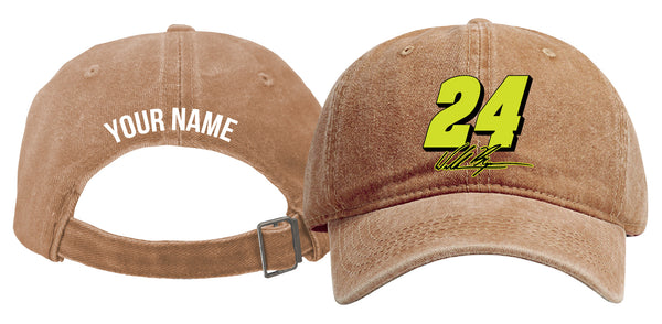 William Byron - Raptor #24 Nascar Officially Licensed Customized Dad Hat - Unisex Baseball Cap Colorful Design