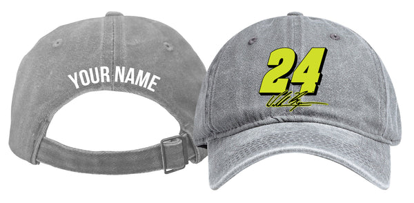 William Byron - Raptor #24 Nascar Officially Licensed Customized Dad Hat - Unisex Baseball Cap Colorful Design