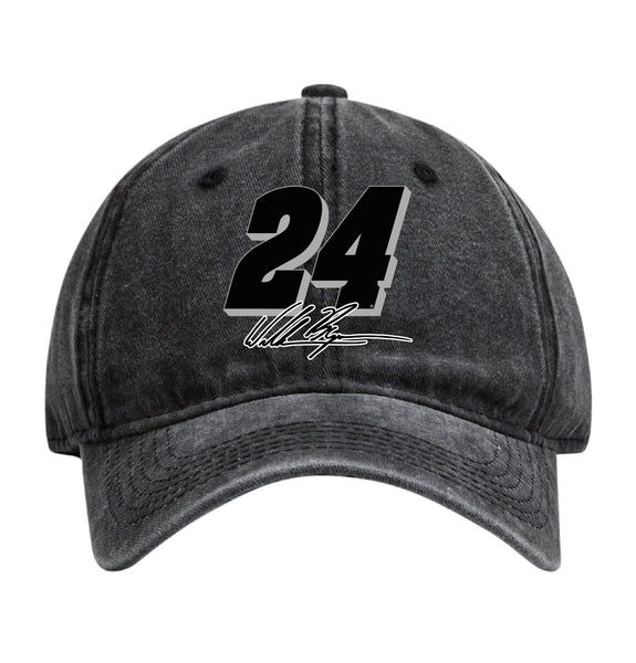 William Byron - HP #24 Nascar Baseball Cap - Colorful Design