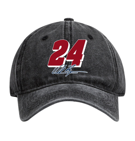William Byron - Liberty Univesity #24 Nascar Baseball Cap - Colorful Design