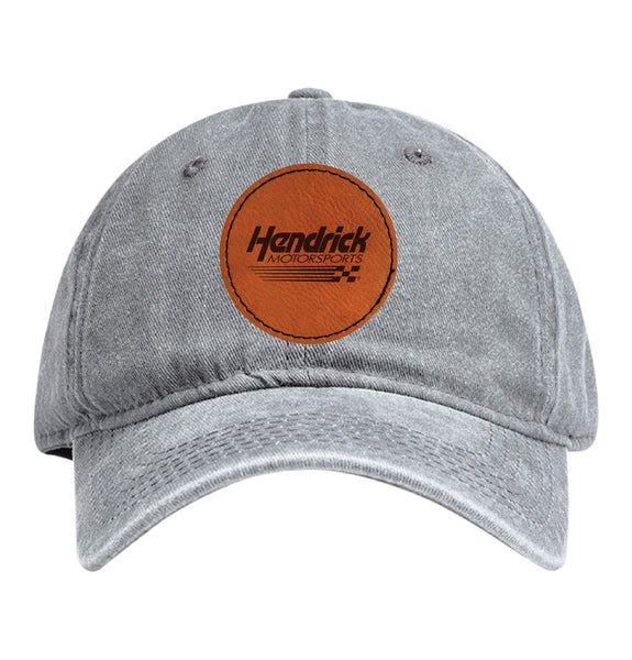 Hendrick Motorsports # Nascar Baseball Cap - Engraved Leather Patch
