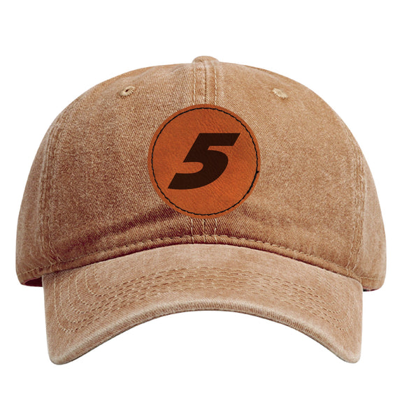 Kyle Larson - Hendricks Cars.com #5 Nascar Baseball Cap - Engraved Leather Patch