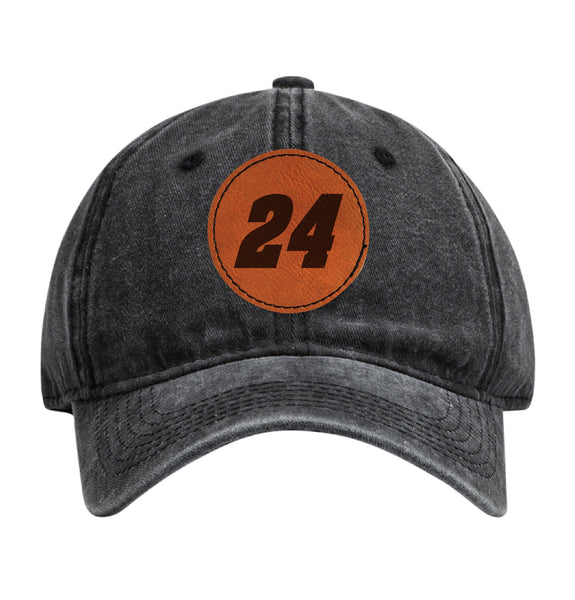 William Byron - Raptor #24 Nascar Baseball Cap - Engraved Leather Patch