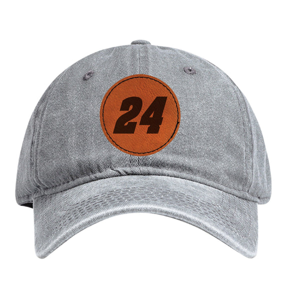 William Byron - Raptor #24 Nascar Baseball Cap - Engraved Leather Patch
