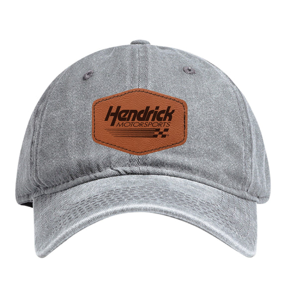 Hendrick Motorsports # Nascar Baseball Cap - Engraved Leather Patch
