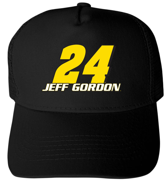 Jeff Gordon #24 Nascar Trucker Hat - Full Color Design
