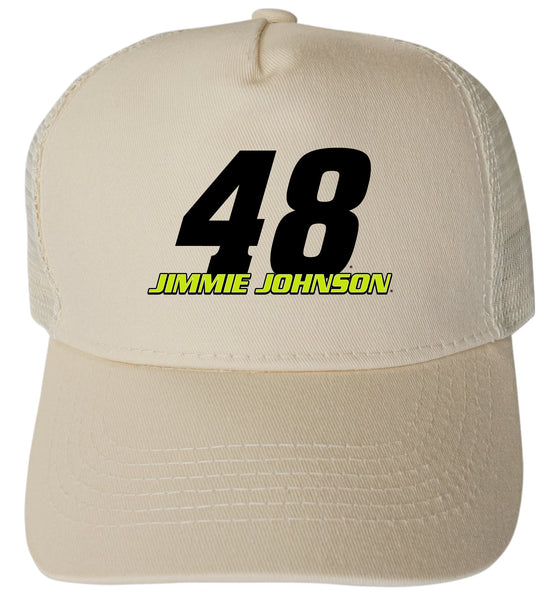 Jimmie Johnson #48 Nascar Trucker Hat - Full Color Design