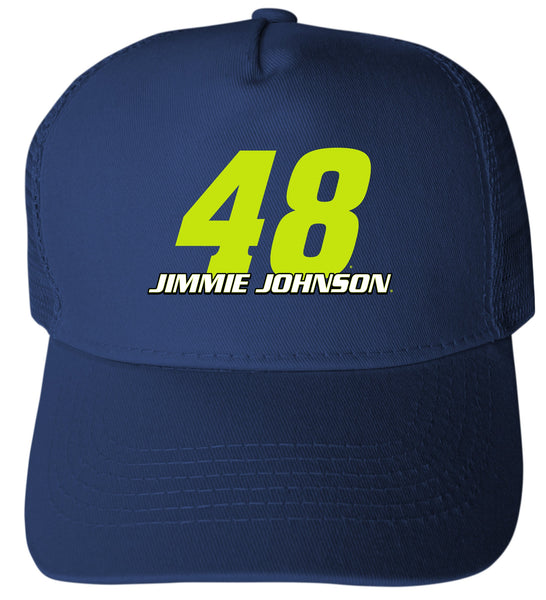Jimmie Johnson #48 Nascar Trucker Hat - Full Color Design