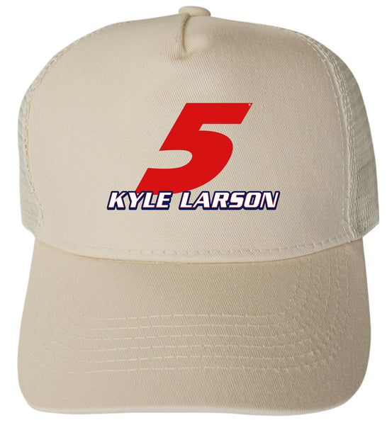 Kyle Larson - Valvoline #5 Nascar Trucker Hat - Full Color Design