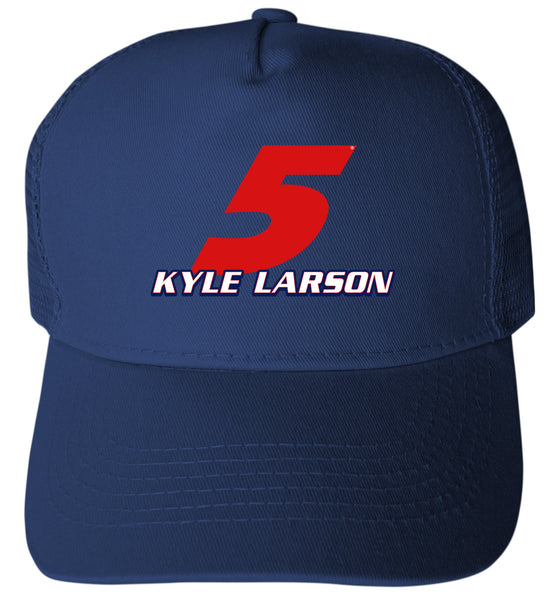 Kyle Larson - Valvoline #5 Nascar Trucker Hat - Full Color Design
