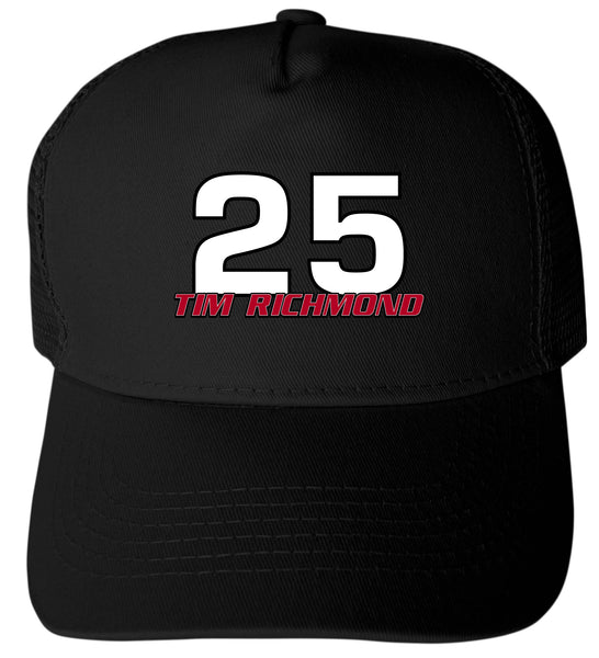 Tim Richmond #25 Nascar Trucker Hat - Full Color Design