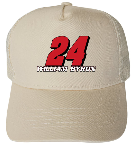 William Byron - Cincinnati #24 Nascar Trucker Hat - Full Color Design