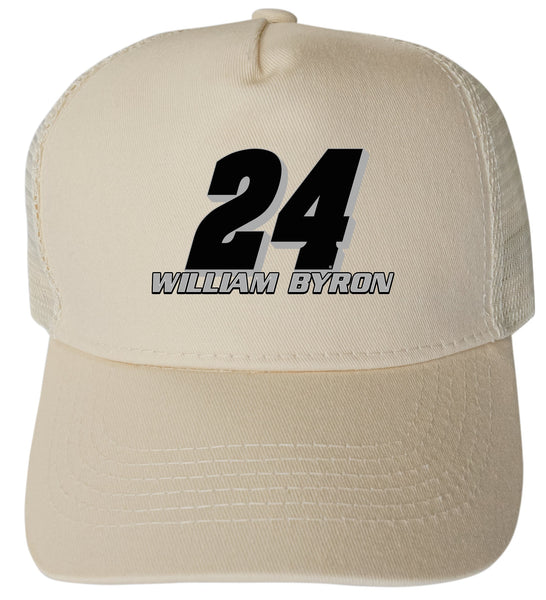 William Byron - HP #24 Nascar Trucker Hat - Full Color Design