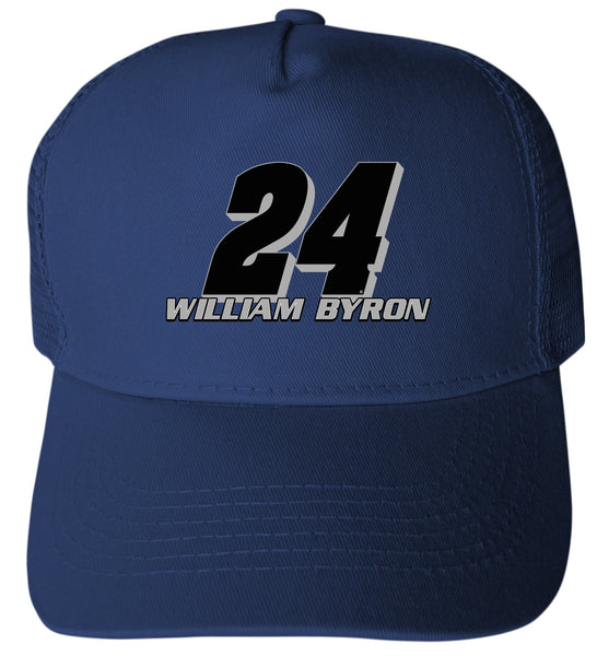 William Byron - HP #24 Nascar Trucker Hat - Full Color Design