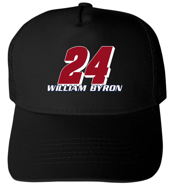William Byron - Liberty Univesity #24 Nascar Trucker Hat - Full Color Design
