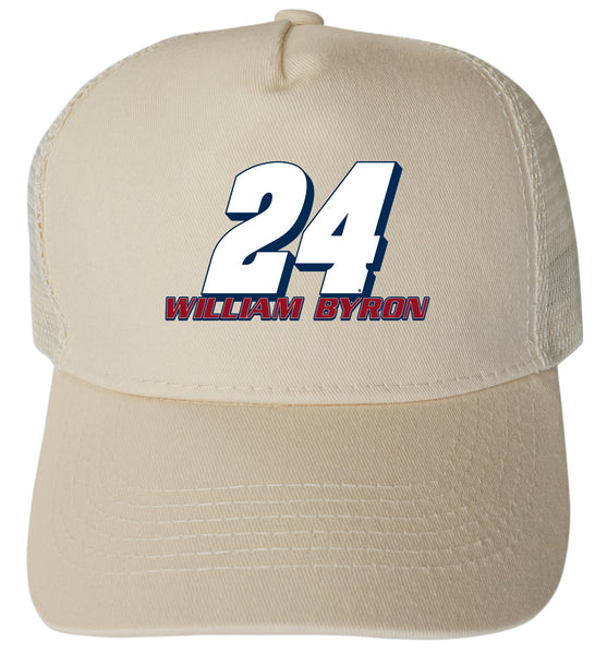 William Byron - Liberty Univesity #24 Nascar Trucker Hat - Full Color Design