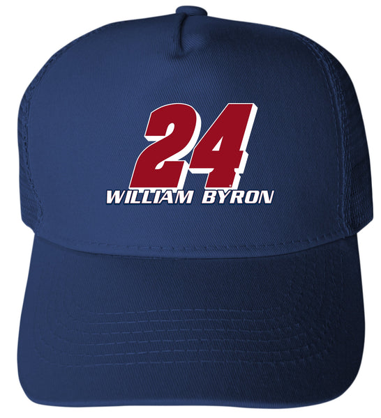 William Byron - Liberty Univesity #24 Nascar Trucker Hat - Full Color Design