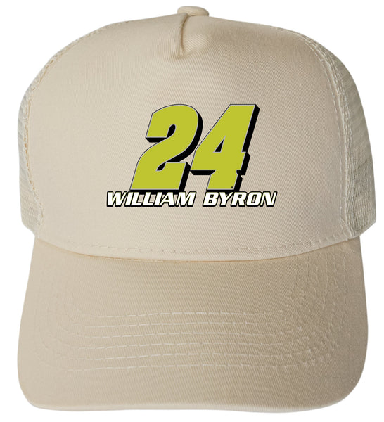 William Byron - Raptor #24 Nascar Trucker Hat - Full Color Design