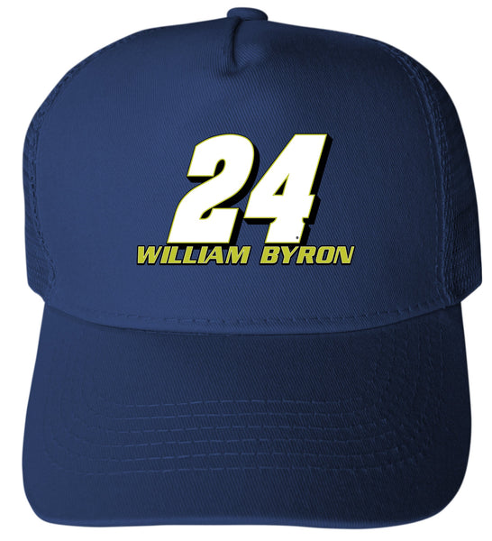 William Byron - Raptor #24 Nascar Trucker Hat - Full Color Design