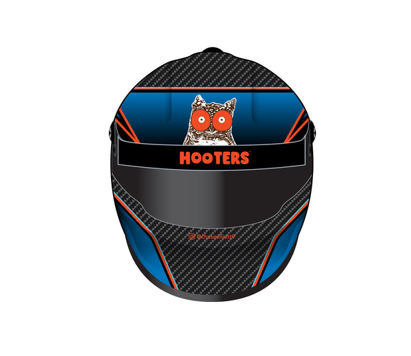 2023 HOOTERS AUTOGRAPHED *MINI* COLLECTIBLE REPLICA HELMET