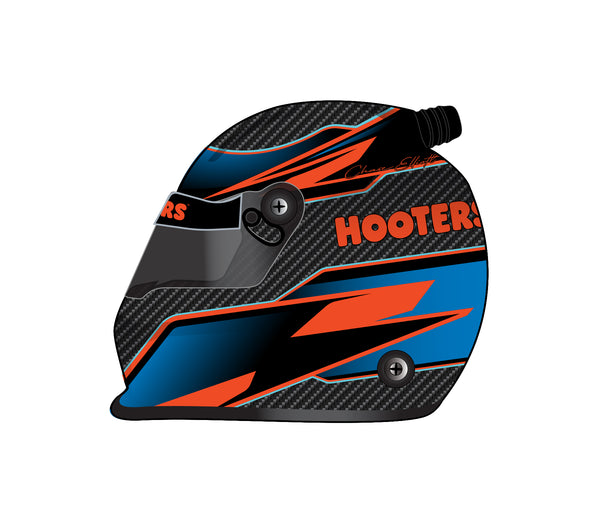 **PRE-ORDER** 2023 HOOTERS AUTOGRAPHED *MINI* COLLECTIBLE REPLICA HELMET