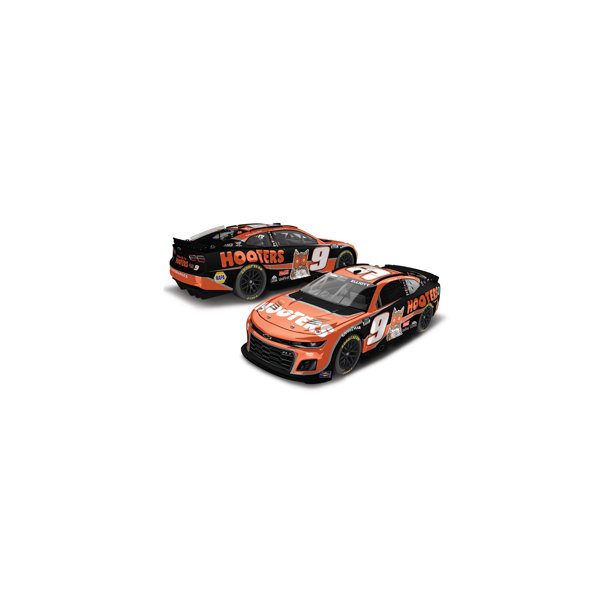 2024 HOOTERS REGULAR PAINT 1 64 DIE CAST Chase Elliott Store