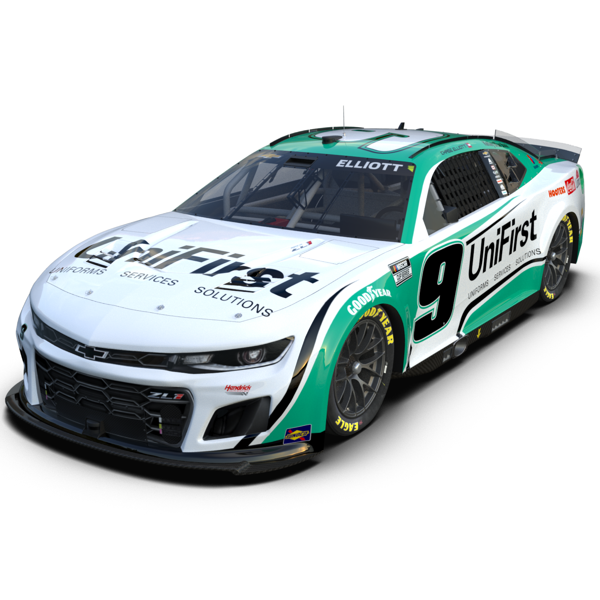 Modellino NASCAR 1:24 – Chase Elliott #9 Hooters 2024 – Lionel Nuovo! - Foto 4