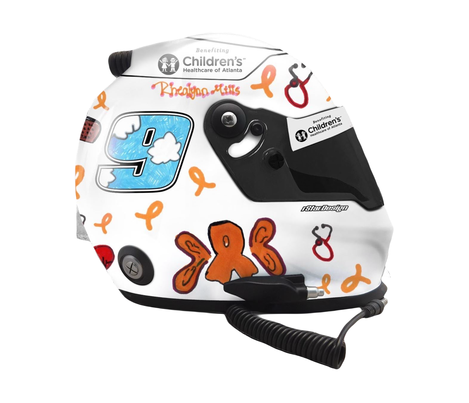 **PRE-ORDER** 2025 DESI9N TO DRIVE AUTOGRAPHED *FULL SIZE* COLLECTIBLE REPLICA HELMET