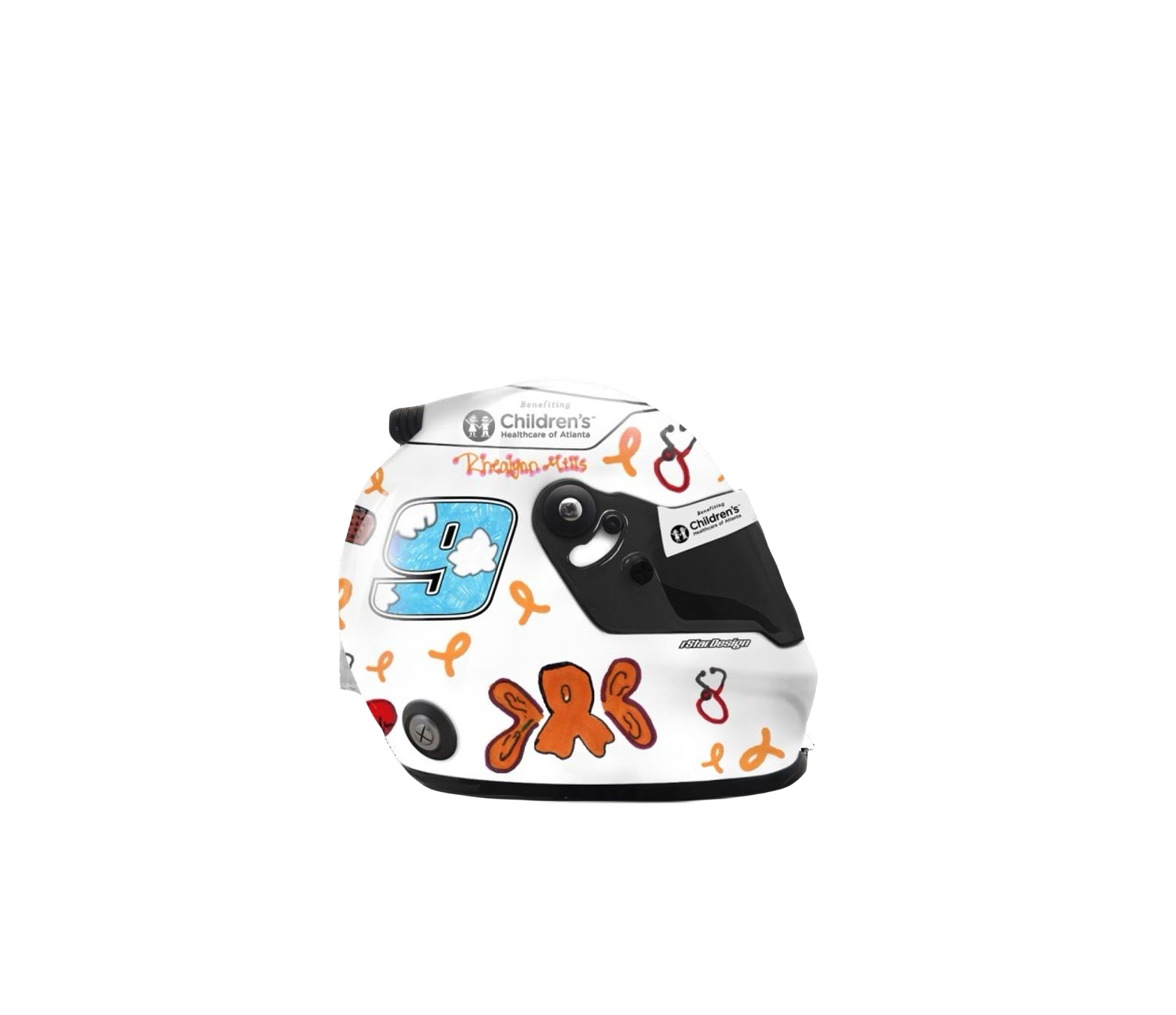 **PRE-ORDER** 2025 DESI9N TO DRIVE  AUTOGRAPHED *MINI* COLLECTIBLE REPLICA HELMET