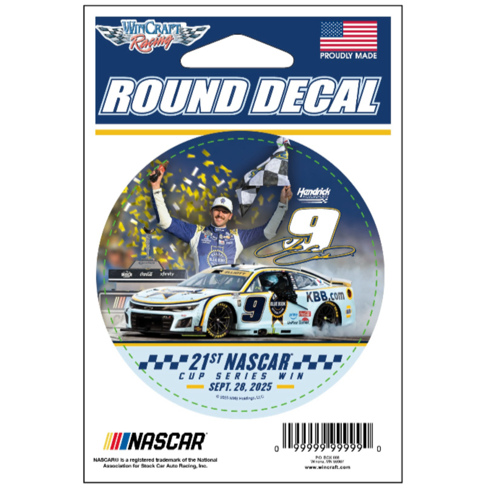 Win Decal 21ST KANSAS WIN DECAL – Chase Elliott Store