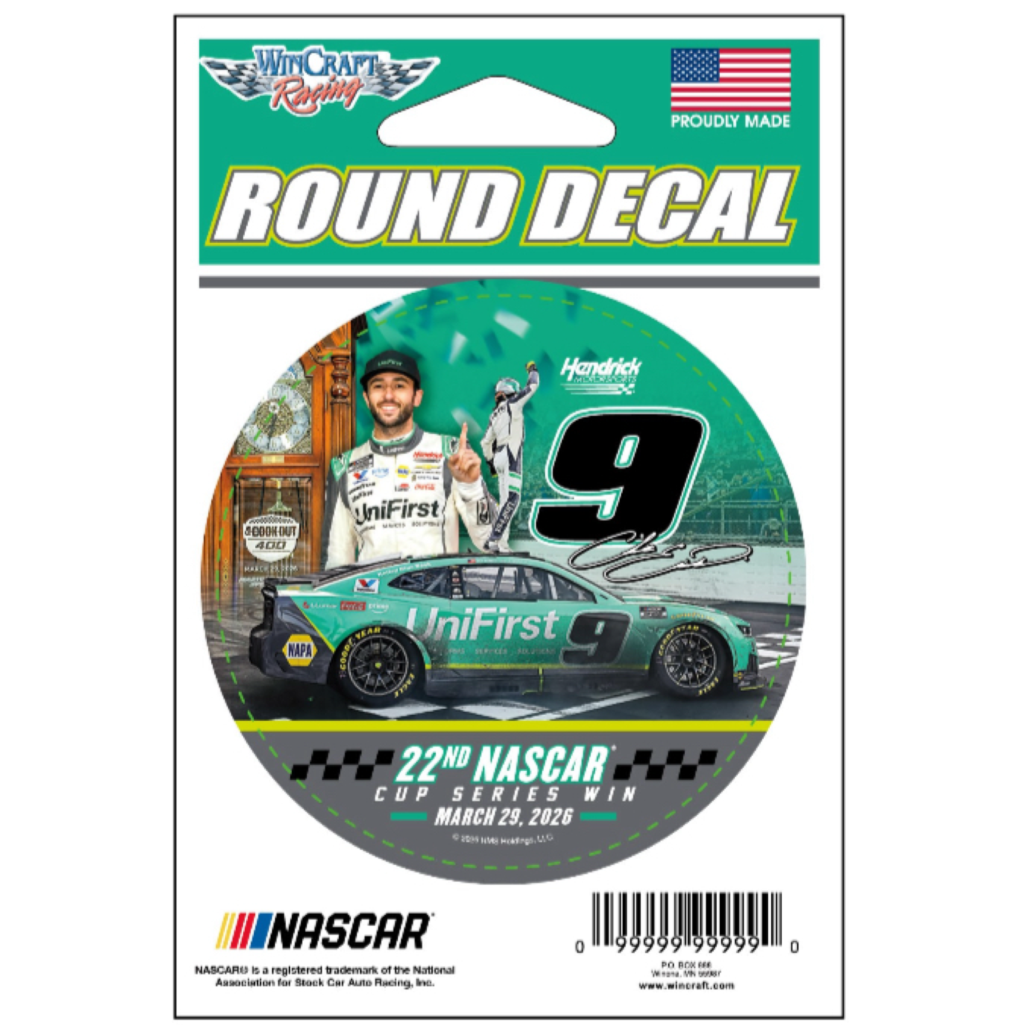 Win Decal 22ND MARTINSVILLE WIN DECAL – Chase Elliott Store