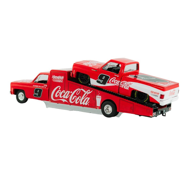 Coca-Cola 1973 Chevrolet Wedge Truck w/1973 Chevrolet Cheyenne Super 10 M2 1:64