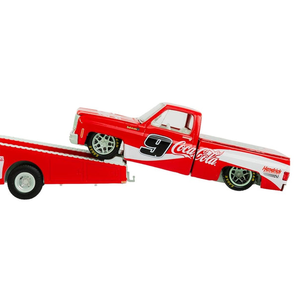 Coca-Cola 1973 Chevrolet Wedge Truck w/1973 Chevrolet Cheyenne Super 10 M2 1:64