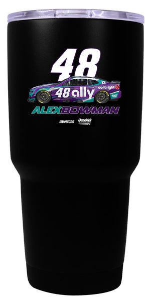 Alex Bowman #48 Nascar Offic. Licensed 24 oz Insulated Stainless Steel Tumbler