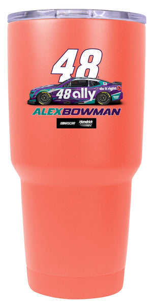 Alex Bowman #48 Nascar Offic. Licensed 24 oz Insulated Stainless Steel Tumbler