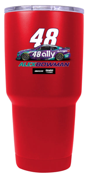 Alex Bowman #48 Nascar Offic. Licensed 24 oz Insulated Stainless Steel Tumbler